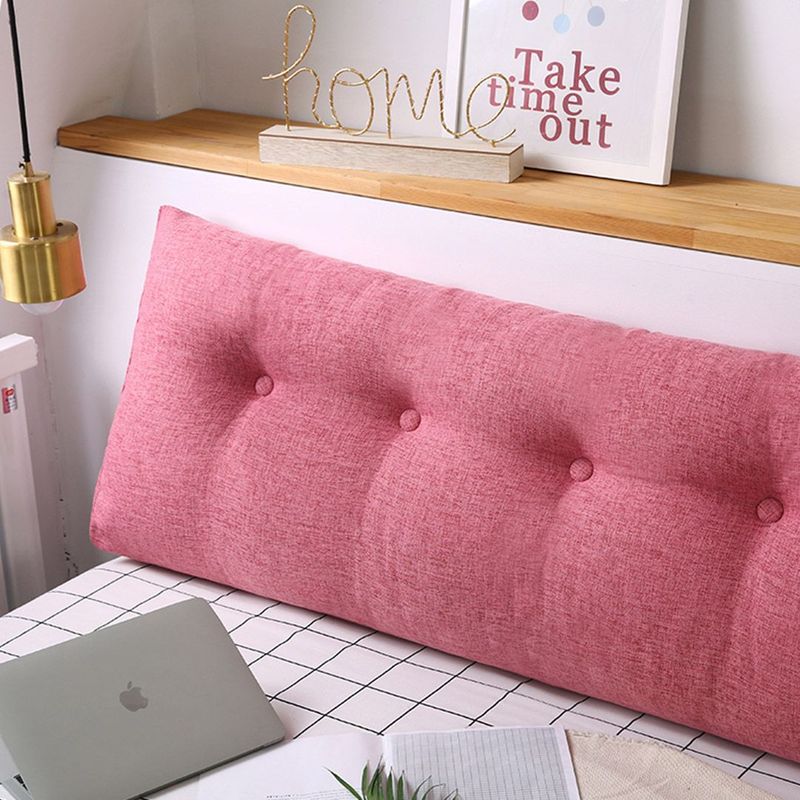 SOGA 100cm Red Triangular Wedge Bed Pillow Headboard Backrest Bedside Tatami Cushion Home Decor_voghion.com
