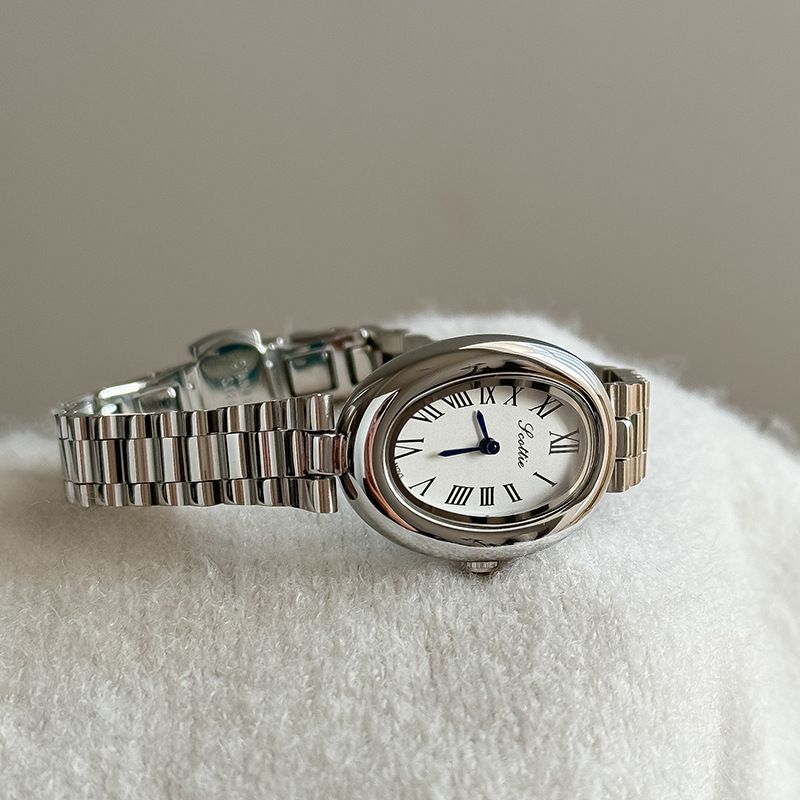 Orologio da donna piccolo in oro con quadrante ovale Scottie Gaudí, al quarzo, impermeabile, 9780 Live_voghion.com