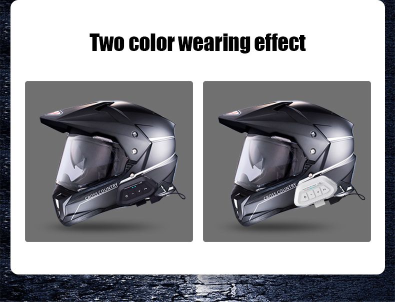 LX2 Motociklističke potpuno poluvodootporne bežične 5.3 Bluetooth slušalice za kacigu_voghion.com