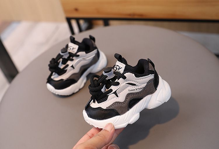 A generation of foreign trade father shoes Children's toddler shoes breathable mesh sneakers 0-3 years old men's and women's baby shoes 1_voghion.com