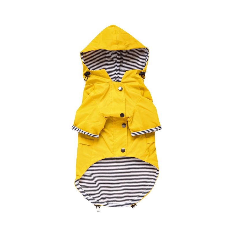 Ins Capa de chuva à prova de vento, casaco britânico grosso para cães, roupa para animais de estimação da moda_voghion.com