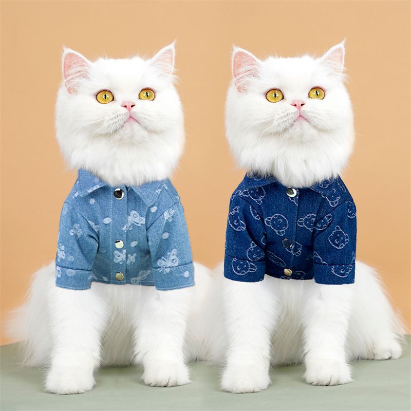 Maglietta da cowboy con corda di trazione Teddy da combattimento Abbigliamento per animali domestici per gatti Forniture per cani di piccola e media taglia_voghion.com