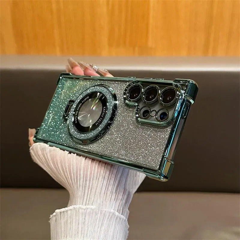 Holde Glitte Case für Samsung Galaxy A24 A55 5G A53 A54 S24 Ulta S23 FE S22 Plus S21 S20 Shockpoof Clea_voghion.com