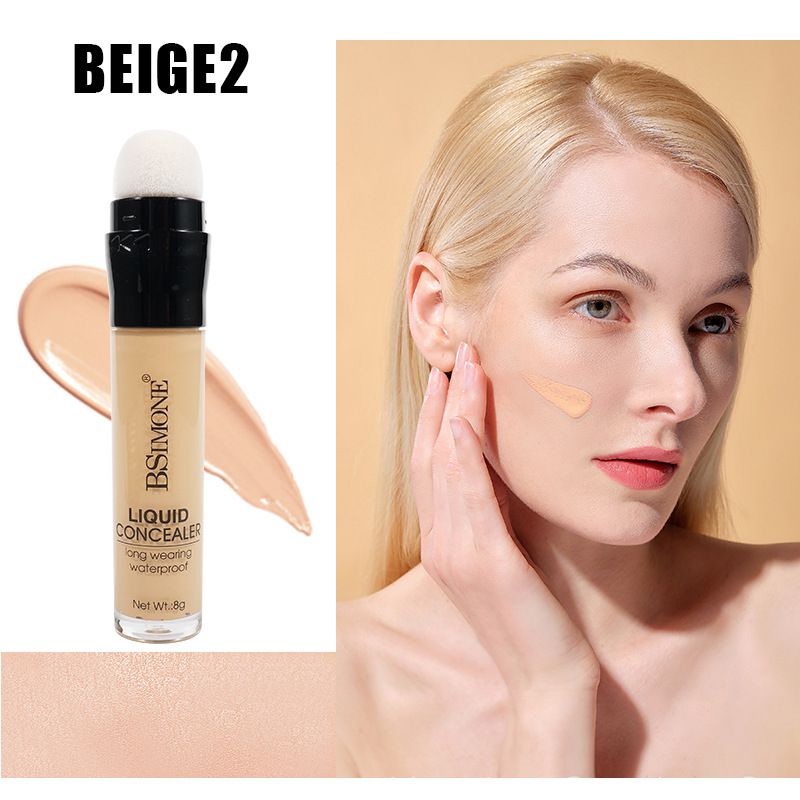 Concealer Feuchtigkeitsspendende und langanhaltende Flüssiggrundierung Feuchtigkeitsspendende und aufhellende Hautfarbe Wasserfeste und schweißfeste Flüssiggrundierung_voghion.com