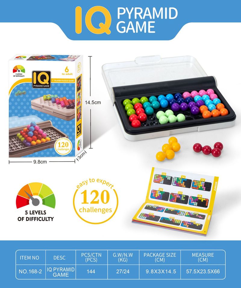 Juguetes de bolsillo con cuentas de sabiduría, rompecabezas para niños, entrenamiento del pensamiento lógico cerebral, mini juego de mesa con cuentas mágicas, juego de rompecabezas_voghion.com