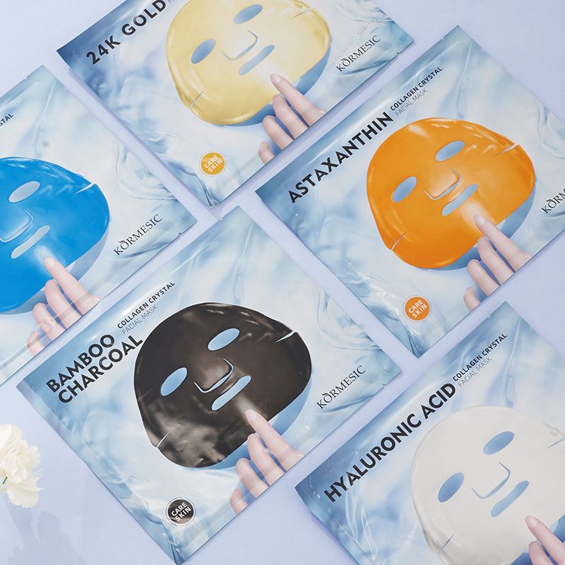 KORMESIC Bamboo Charcoal Collagen Crystal Mask 60g Tablets_voghion.com