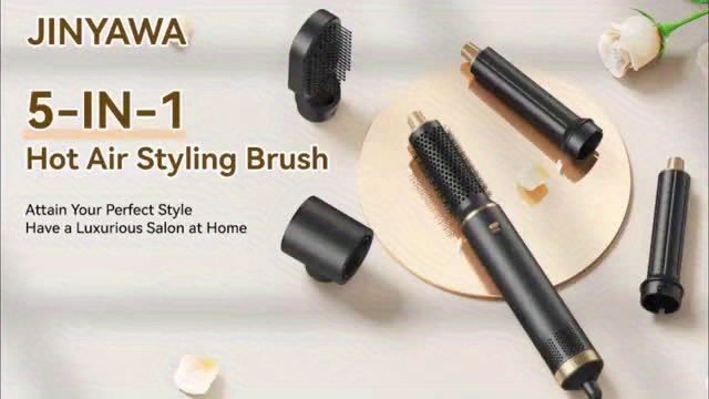 5-in-1-Haarstyler und -Trockner mit automatischer Wicklung, Multi-Styling-Heißluftbürsten-Lockenwickler für das Haar, schnell trocknendes Lockenvolumen_voghion.com