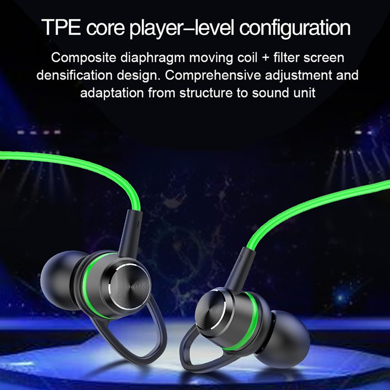 G26 Wired Earphone High Fidelity Noise Cancelling Lightweight 3.5mm Stereo Sports In-ear Gaming Earbud for Calling_voghion.com