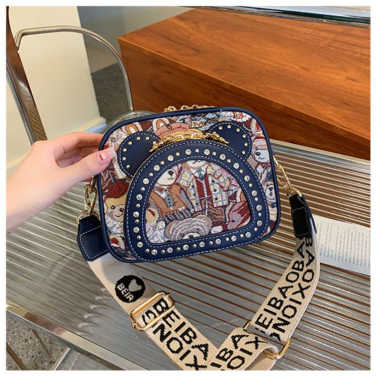 Borsa a tracolla mini carina ricamata per le donne, piccole borse da polso, portafoglio, borsa per cellulare, portamonete_voghion.com