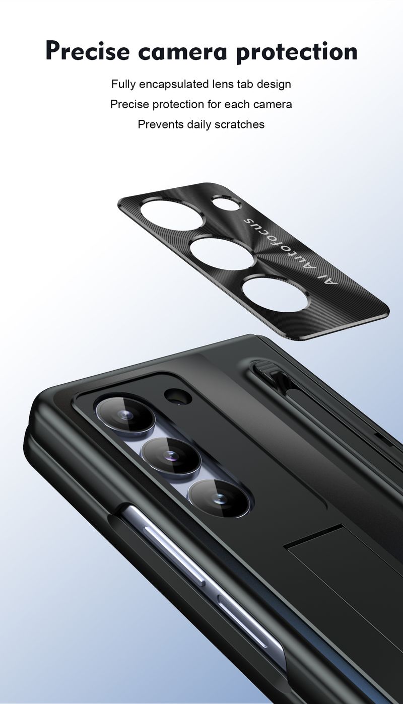 For Samsung Galaxy Z Fold 4 5 6 Luxury New Business Man Pen Stylus Slot Phone Case_voghion.com