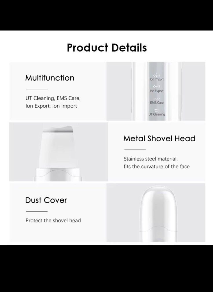 Elektrischer Hautwäscher, Gesichts-Mitesserentferner, Tiefenreinigungs- und Liftmaschine für das Gesicht._voghion.com