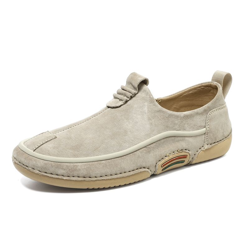 Erste Schicht Leder Herrenschuhe Low-Top Herren Freizeitschuhe Martin Schuhe Herrenschuhe Große Schuhe_voghion.com