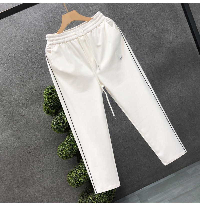 Herrenbekleidung Kordelzug Slim Fit Hose Frühling und Herbst Elastische Taille Stretch Sport Casual Hose_voghion.com