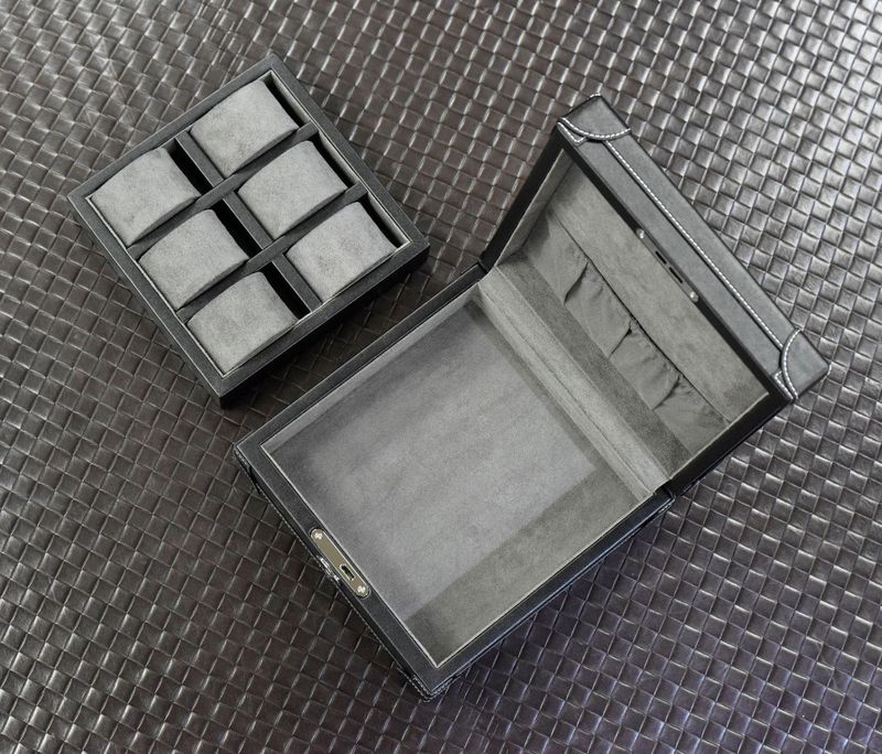 High End Watch Storage Box Household Exquisite Watch Jewelry Integrated Storage Box Collection Watch Box High End Gift Box_voghion.com