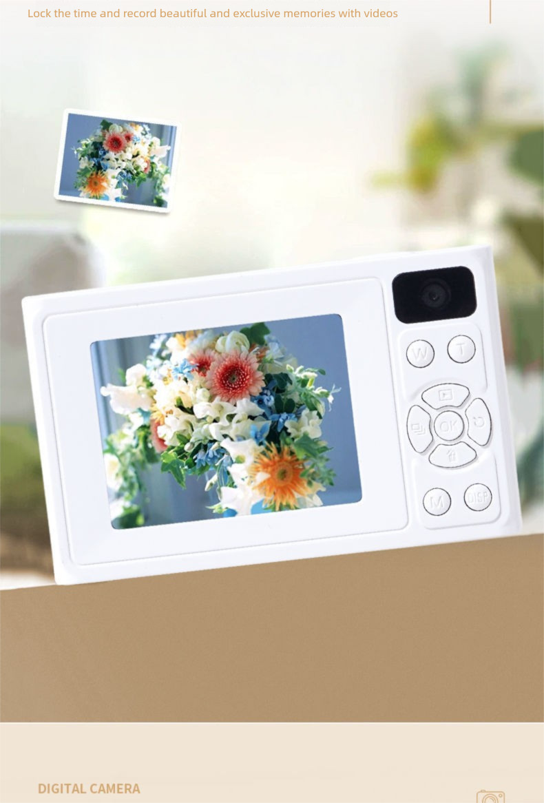Modelo de estudante CCD Digital HD recomendado Câmera dupla frontal e traseira pode ser importada para celular Vem com preenchimento_voghion.com
