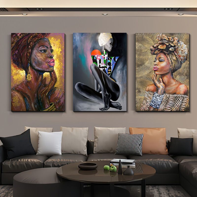 Abstract Figure Decorative Painting For Living Room Sofa Background Wall Hanging High-Definition Poster Core_voghion.com