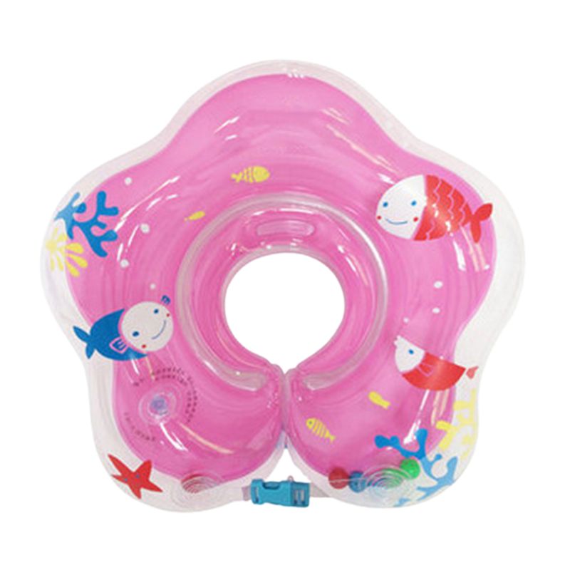 ToysMall Swimming Neck Ring Inflatable Air Leak Prevent Baby Bathing Accessory Toddler Kids Water Pool Neck Float Ring For Toddler_voghion.com