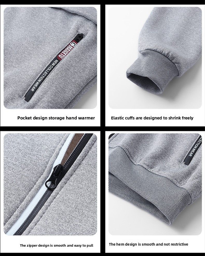 Heißer Verkauf Europäische Größe Herbst Winter Verdickt Lose Lamm Wolle Sweatshirt Bau Arbeit Jacke Für Männer_voghion.com