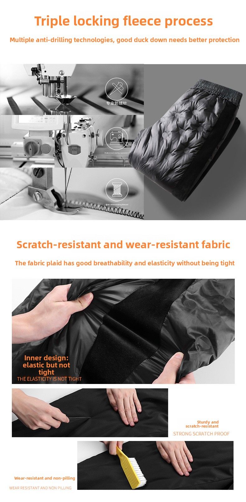 Doudoune épaisse en toile de coton blanc chaud, taille haute, grande taille, doublée polaire, pour hommes, jeunes, adultes et seniors, idéale pour les activités de plein air._voghion.com