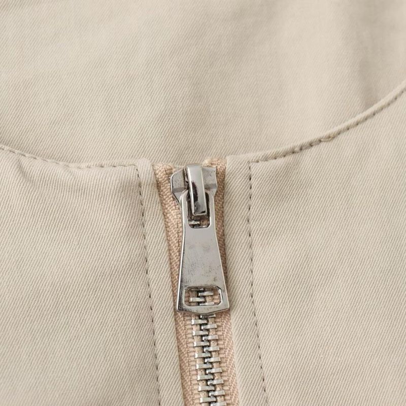 BM&MD&ZA Giacca trench con scollo rotondo da donna, stile pendolarismo, estiva, nuova 06740821721_voghion.com