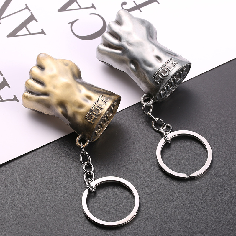 Film Hulk Faust Anhänger Schlüsselanhänger Mode Auto Schlüsselanhänger Zubehör für Frauen/Männer Fans Schmuck Figur Geschenk_voghion.com