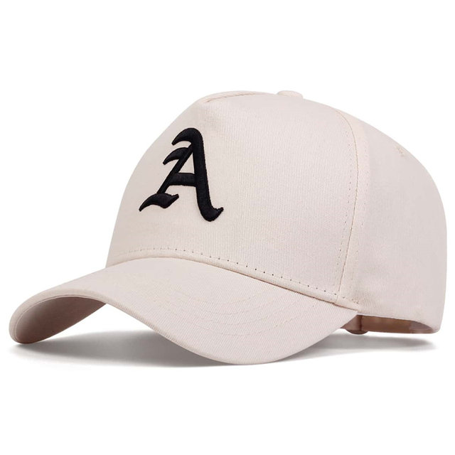 Été hommes casquette de baseball lettre A broderie Snapback chapeau coton réglable Hip Hop chapeau sport casquettes de camionneur chapeaux de soleil_voghion.com