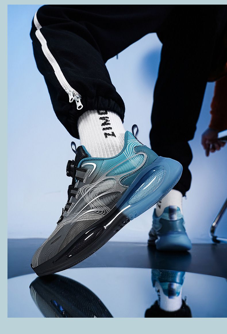 Drehbarer Knopf Herren Winter Leder Casual Weiche Sohle Sport Leichte Stoßdämpfung Laufschuhe für Junior High_voghion.com