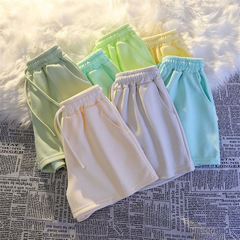 Women's Clothing Sports Shorts Ladies Loose Home Pajamas Wear Thin_voghion.com