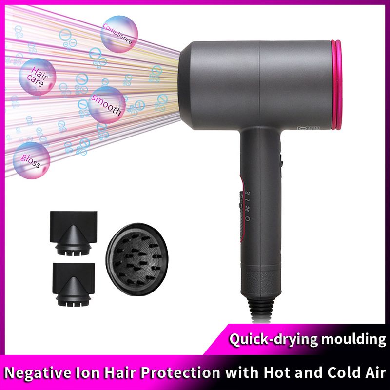Asciugacapelli Hammer 110v elettrodomestici asciugacapelli ad alta potenza asciugacapelli a ioni negativi_voghion.com