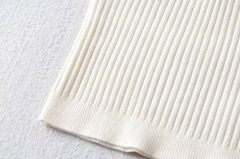 INS Vår/sommar Stickad Twisted Off Shoulder Base Axelbandslös för kvinnor, tight och sexig lågskuren kort väst Trend_voghion.com