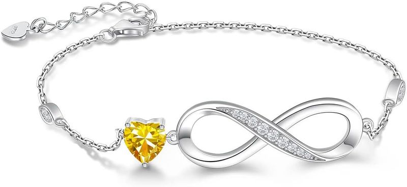 Onendlech Léift Zyklus 8 Charakter Bracelet weiblech Perséinlechkeet Vera Bracelet Mikro Inlaid_voghion.com