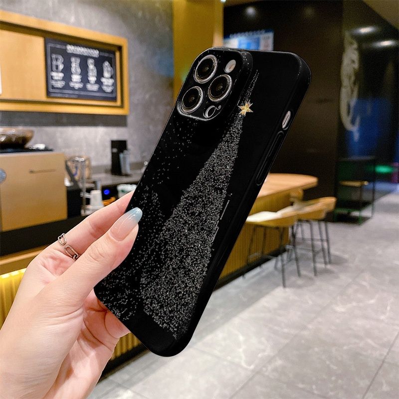 50455555550<=3 Starlight Christmas Tree Compatible With 16 Phone Case 15 Pro Max Film 14 Stand 13 Two-in-One 12_voghion.com