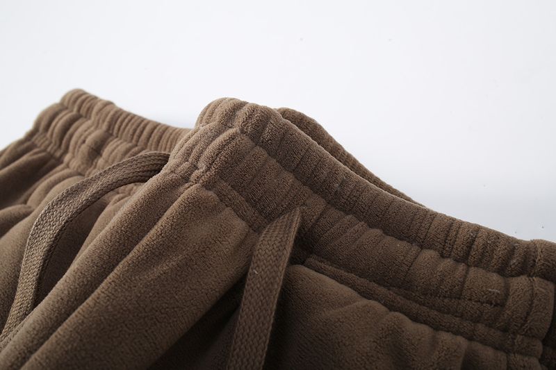 Men's Clothing Men's Fleece-Lined Thermal Pants - High-Elasticity Winter Base Layer With Sherpa Interior_voghion.com