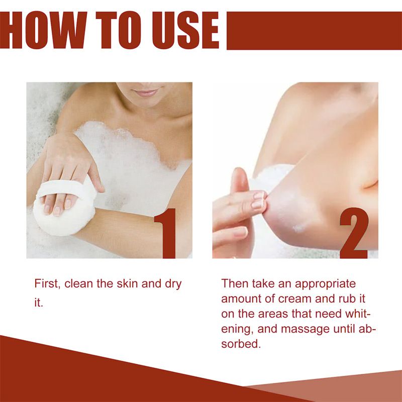 Körpercreme, die Melanin aufhellt, den Körper bleicht, den Hautton aufhellt und den Körper mit Feuchtigkeit versorgt_voghion.com