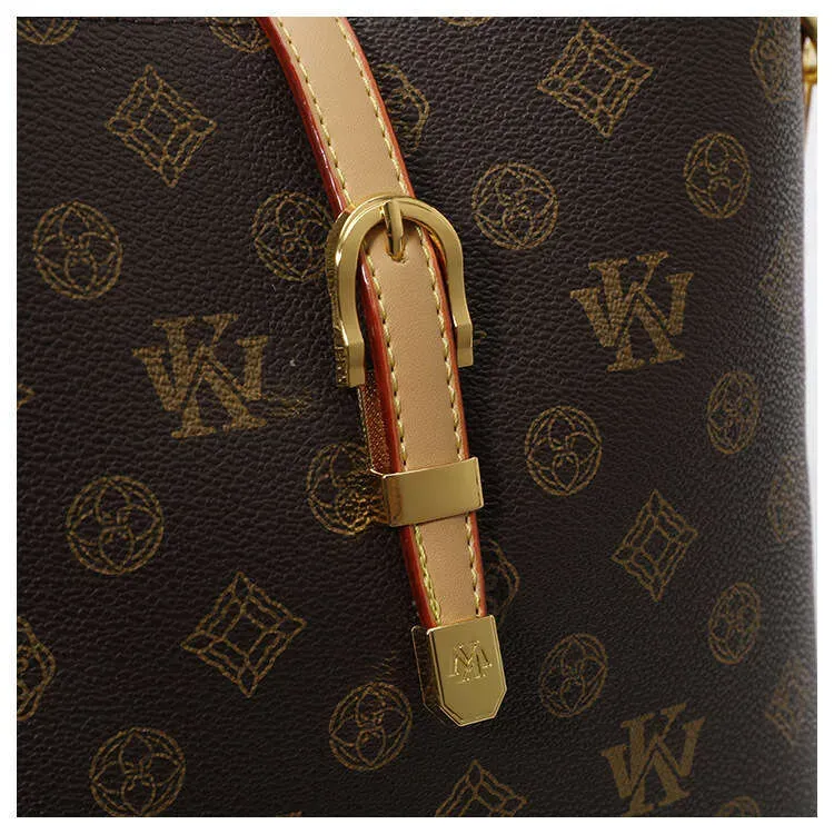 Designer Bags Elegant Lady Fashion Bucket For Women 2025 New Pattern Printed Versatile Light Luxury Women's Shoulder_voghion.com