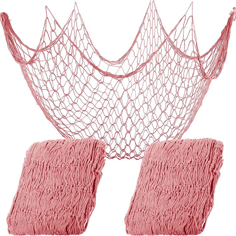 Decorazione a forma di rete da pesca, decorazione per feste subacquee a tema sirena, tema marino, articoli per feste in spiaggia alle Hawaii_voghion.com