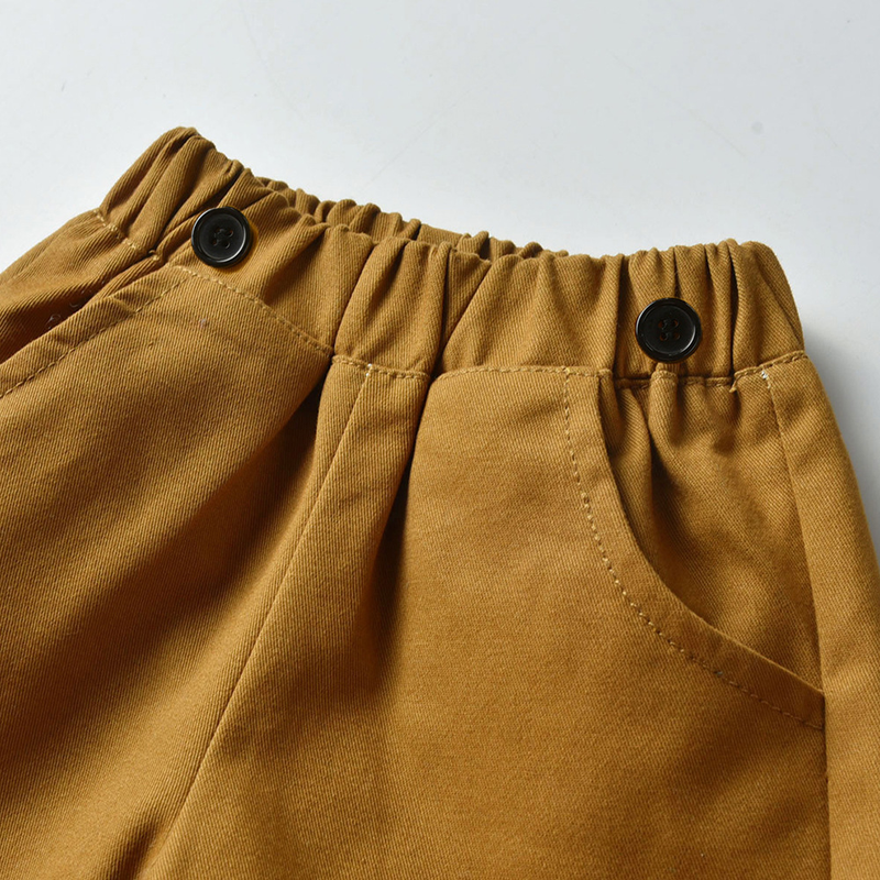 Abbigliamento per bambini Completo da ragazzo, camicia a righe e pantaloni lunghi per ragazzi_voghion.com