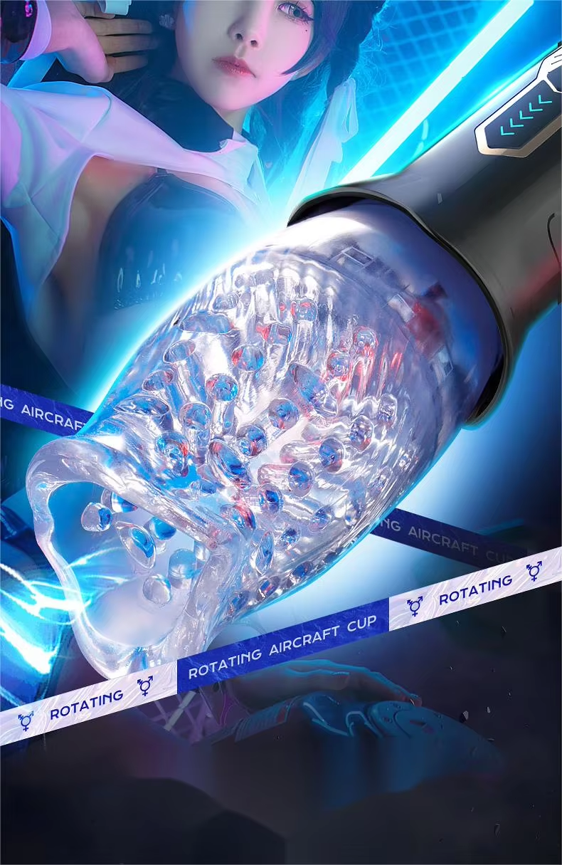 2022 Nuovo design caldo Rotazione Vibrazione Doppia simulazione Lingua irregolare Texture Masturbatore maschile per uomo_voghion.com