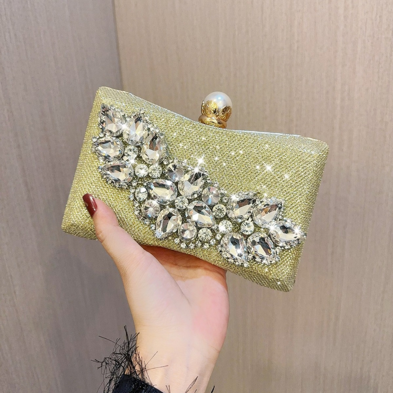 Sac à main en verre et diamant pour robe KTV de célébrité de mariage, sac de soirée et de Banquet, nouvelle collection_voghion.com