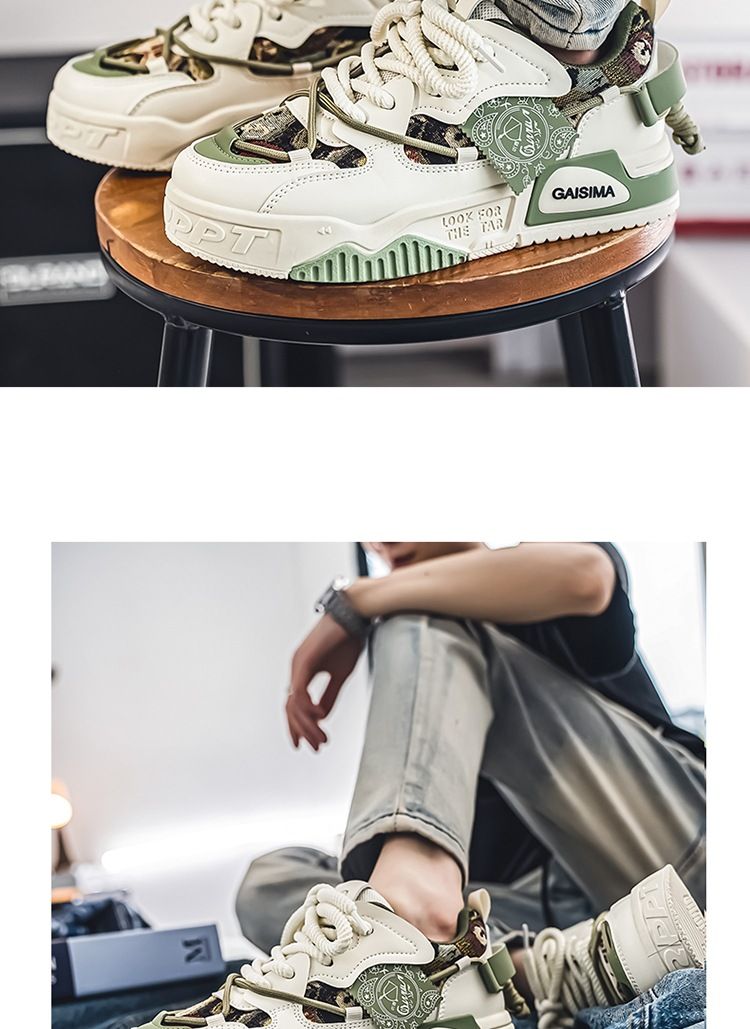 Herrenschuhe neue Herbst- und Winterschuhe atmungsaktive vielseitige Freizeitschuhe mit dicker Sohle Herrenmode Trend Sportschuhe_voghion.com