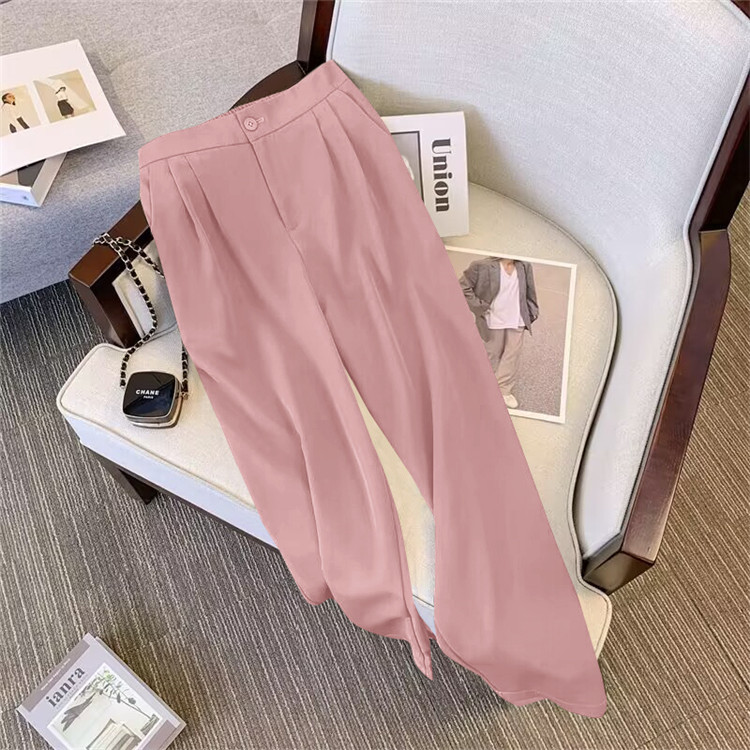 Abbigliamento da donna, stile coreano, dritto, casual, ampio, moda, temperamento, sottile, piccolo, completo per donna_voghion.com