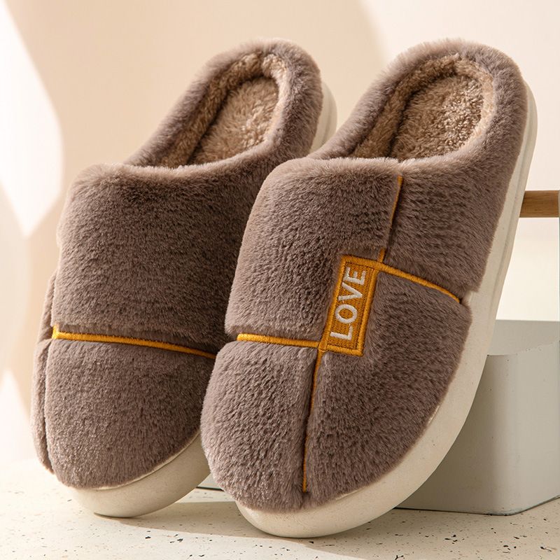 Neue Winter-Hausschuhe für Herren und Damen mit verdickten, rutschfesten Plüsch-Baumwollschuhen_voghion.com