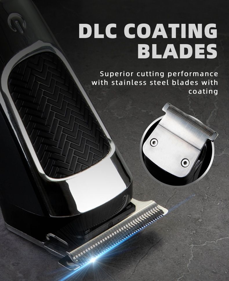 Professional USB Rechargeable Hair Clipper For Men - Barber Grade Precision, Stainless Steel Blade, Retro Design, Cordless_voghion.com