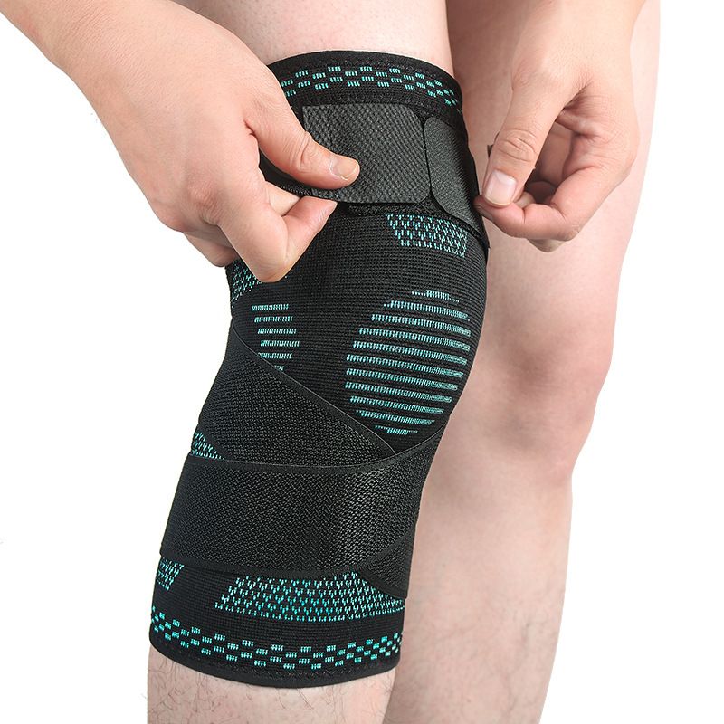 Nya avtagbara stickade sportskydd, badminton, löpning, fitness, utomhusklättringsknäskydd är heta_voghion.com