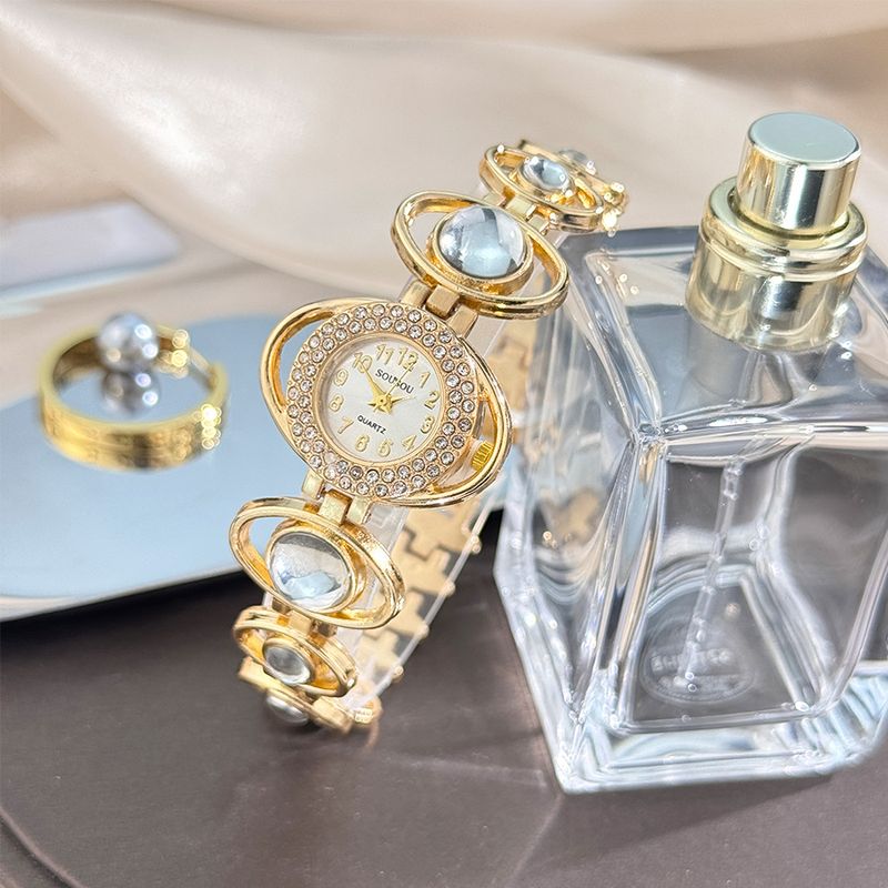 Orologio da donna alla moda, digitale, di lusso, con pietra, semplice, con decorazione a forma di nebulosa, per lavoro quotidiano, compleanno, anniversario, regalo di San Valentino_voghion.com