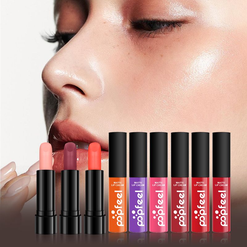 Coffrets de maquillage POPFEEL Coffret de maquillage Halloween Brillant à lèvres Fard à paupières Contouring Ensemble tout-en-un Maquillage de scène_voghion.com