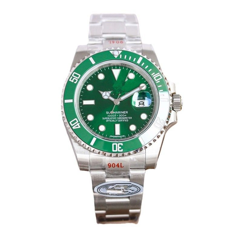 Ceramic Ring N Factory Green Fully Automatic Mechanical Black Submariner Men's Waterproof Luminous Watch_voghion.com