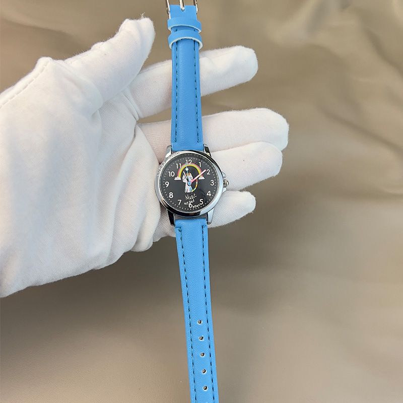 Modische Quarzuhr für Kinder, süße Studentenuhr, Katze, digital, buchstäblich Uhr für die Arbeit, täglich, Muttertag, Geburtstag, Jahrestag, Valentinstag, Geschenk_voghion.com