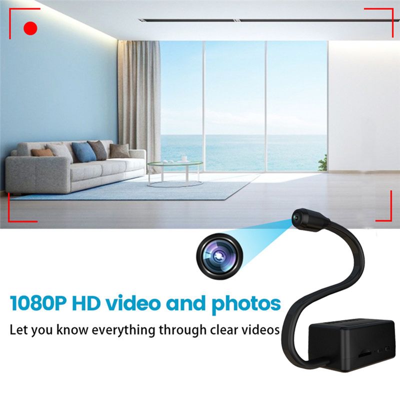 Minikamera 1080P HD Trådløs WiFi-overvåking Sikkerhetsbeskyttelse Rommonitor Videokameraer Videoovervåking Smart_voghion.com