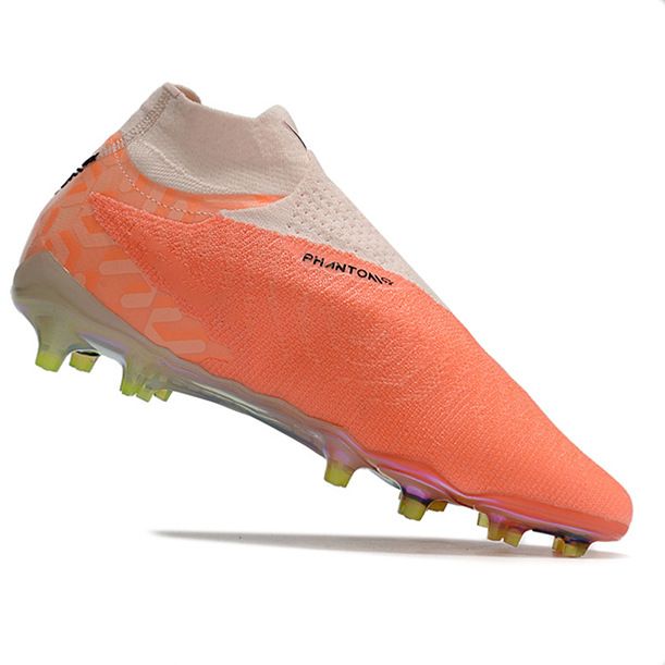 New New Phantom GX High Top Waterproof Fully Knitted Original Electroplated Bottom FG Football Shoes_voghion.com
